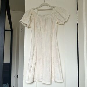 ASOS new with tag dress white puff sleeves mini summer